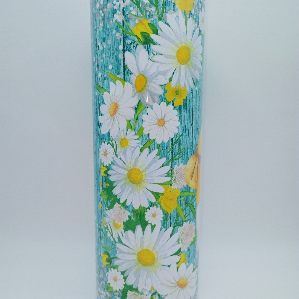 Floral Gnome Tumbler